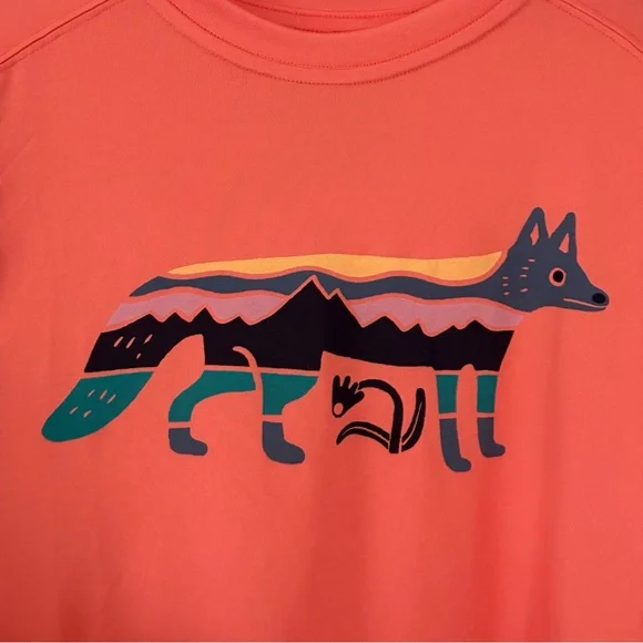 NWT Patagonia Capilene UPF Cool Silkweight Long Sleeve Shirt, Foxy Fitz - Picture 5 of 10